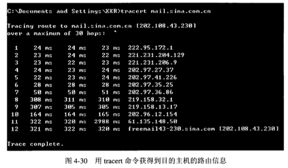 获得到目的主机的路由信息